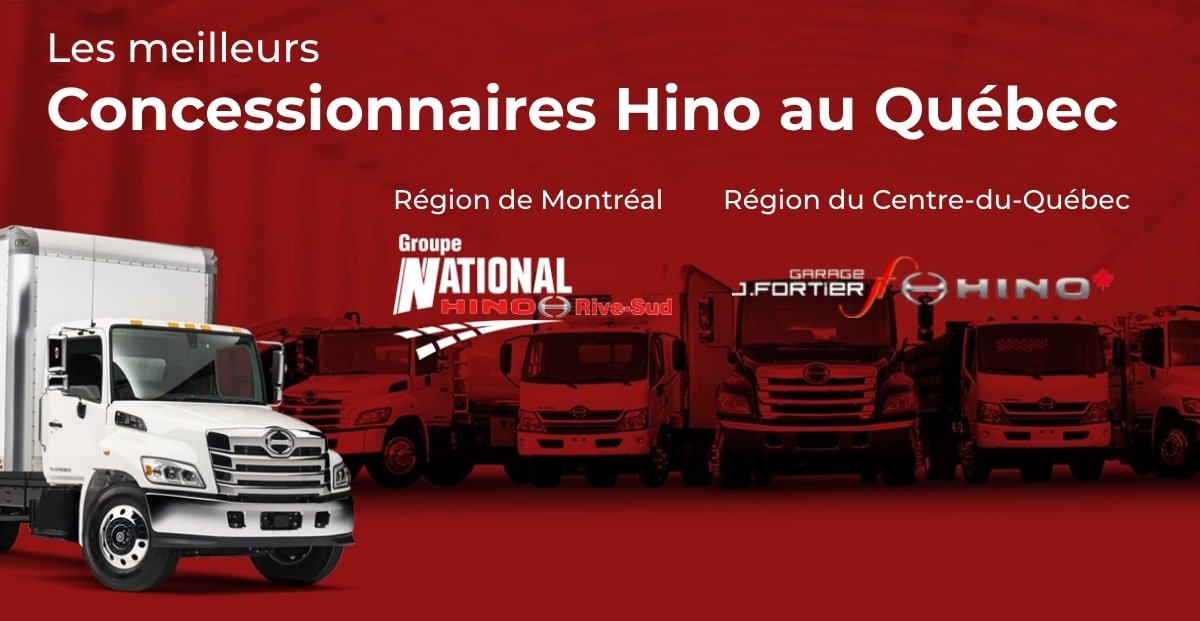 CONCESSIONNAIRE HINO QUÉBEC, MEILLEUR CONCESSIONNAIRE HINO AU QUÉBEC, Comparateur modèles de camions Hino